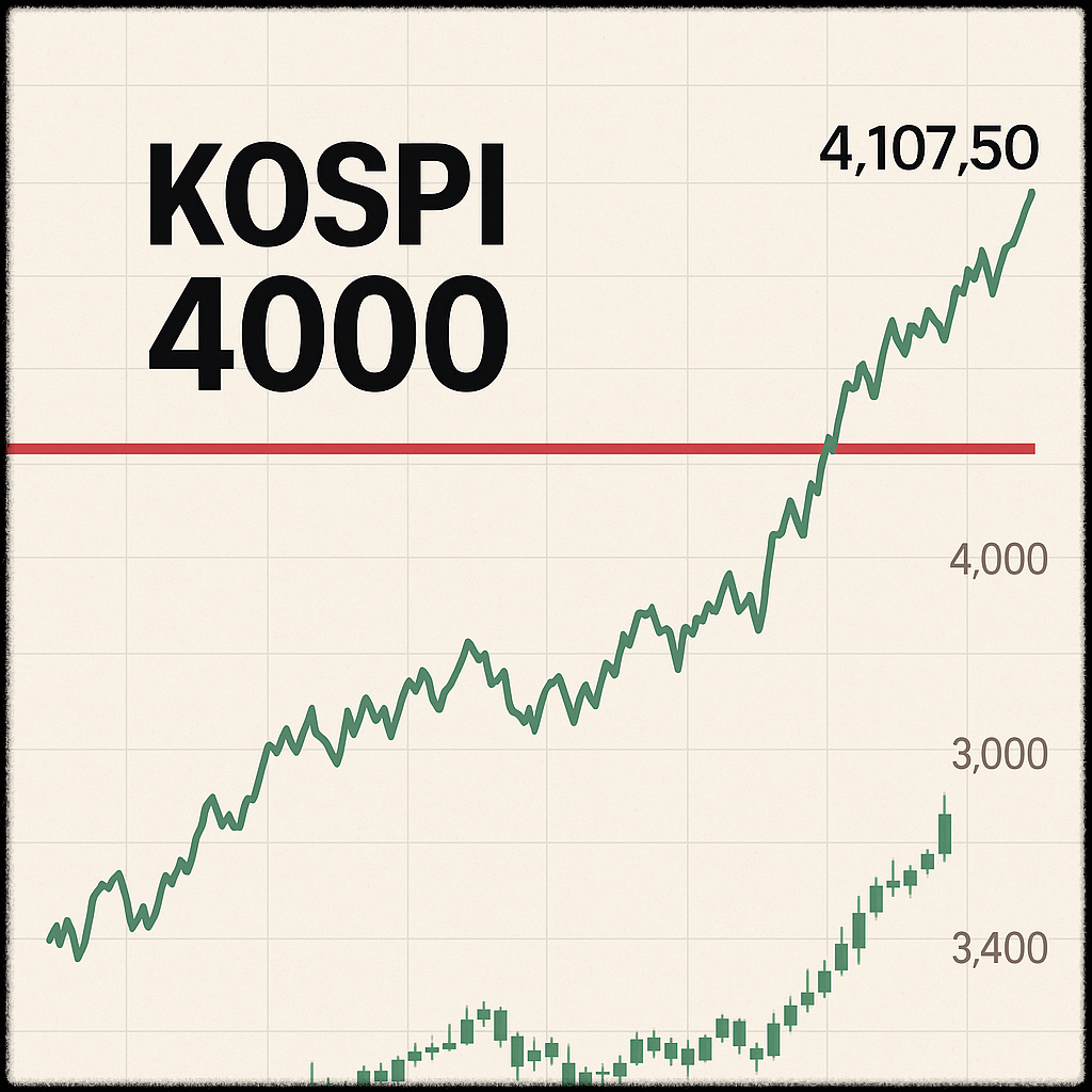 코스피 4000 돌파, 단순한 반등일까? 진짜 상승장의 시작일까