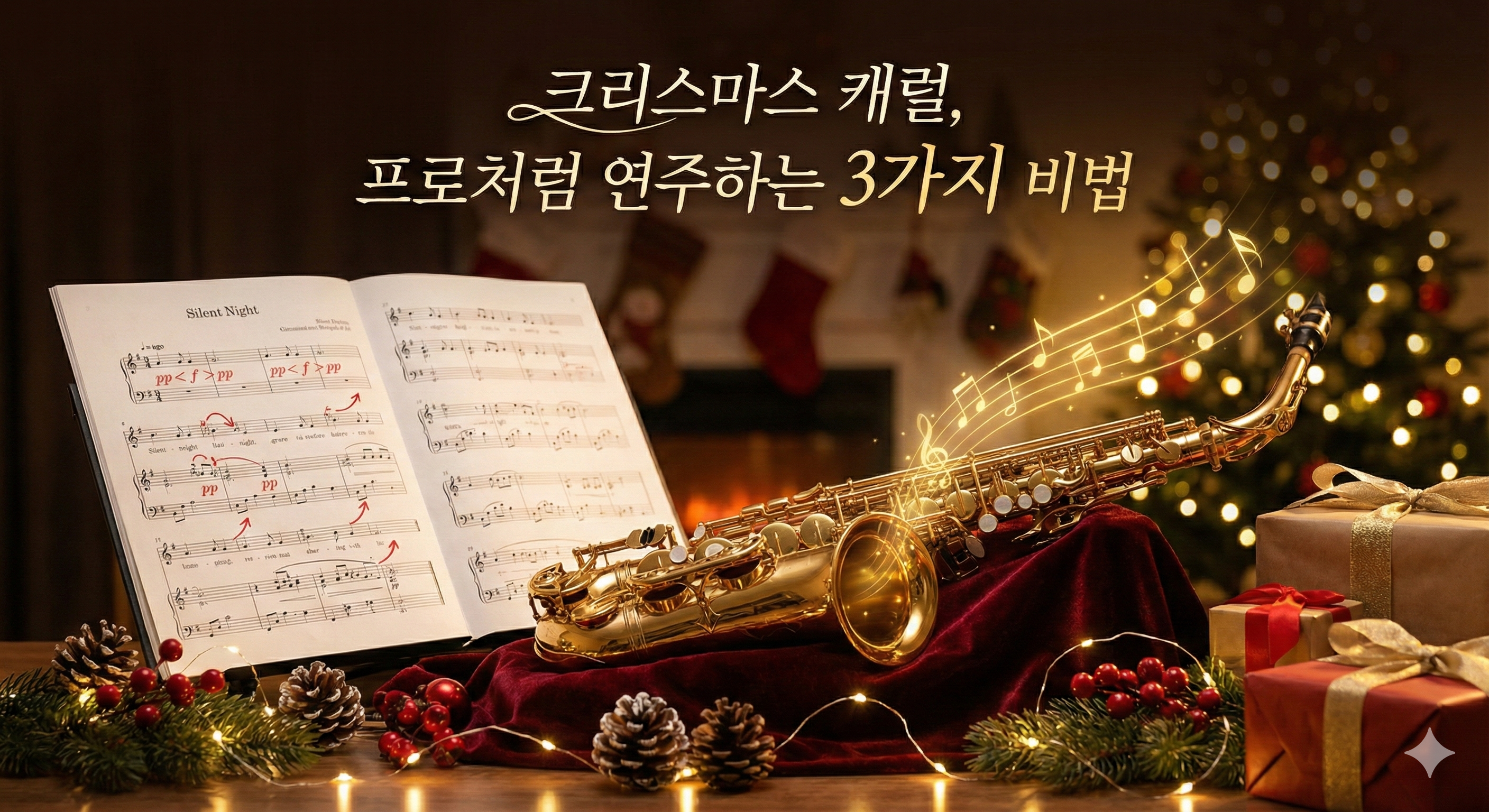 [보너스] 밋밋한 캐럴은 그만! '고요한 밤 거룩한 밤' 프로처럼 맛깔나게 연주하는 3가지 비법