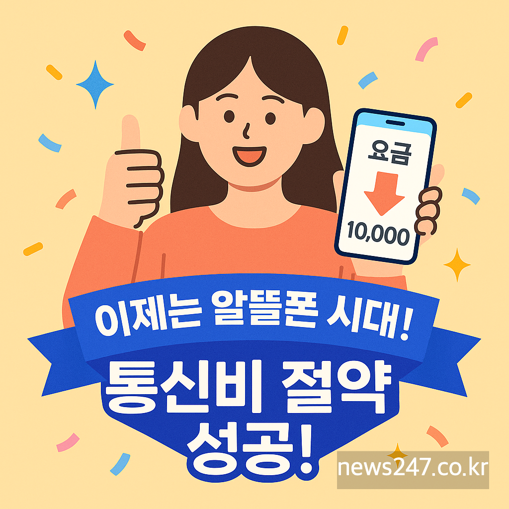 이제는 알뜰폰 시대! 통신비 절약 성공!