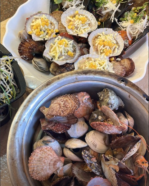 마니마니조개구이 메뉴