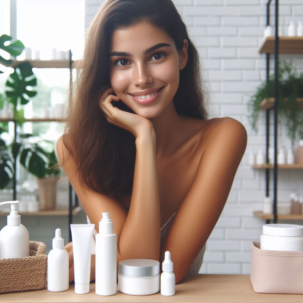 피부,체형관리 샵 배경