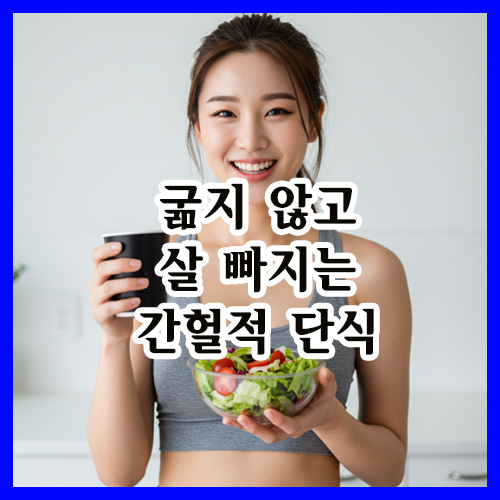 굶지 않고 살 빠지는 간헐적 단식, 진짜 해본 후기