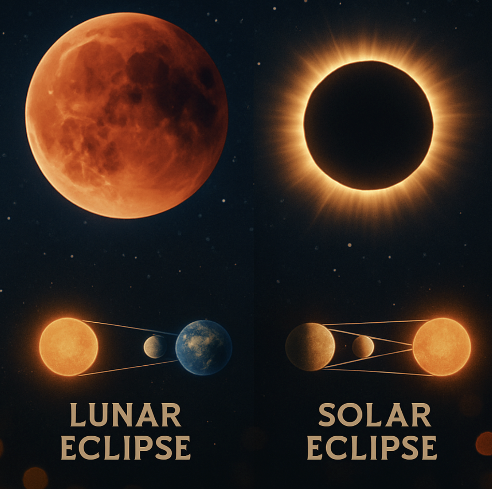 개기일식과는 어떻게 다른가요?