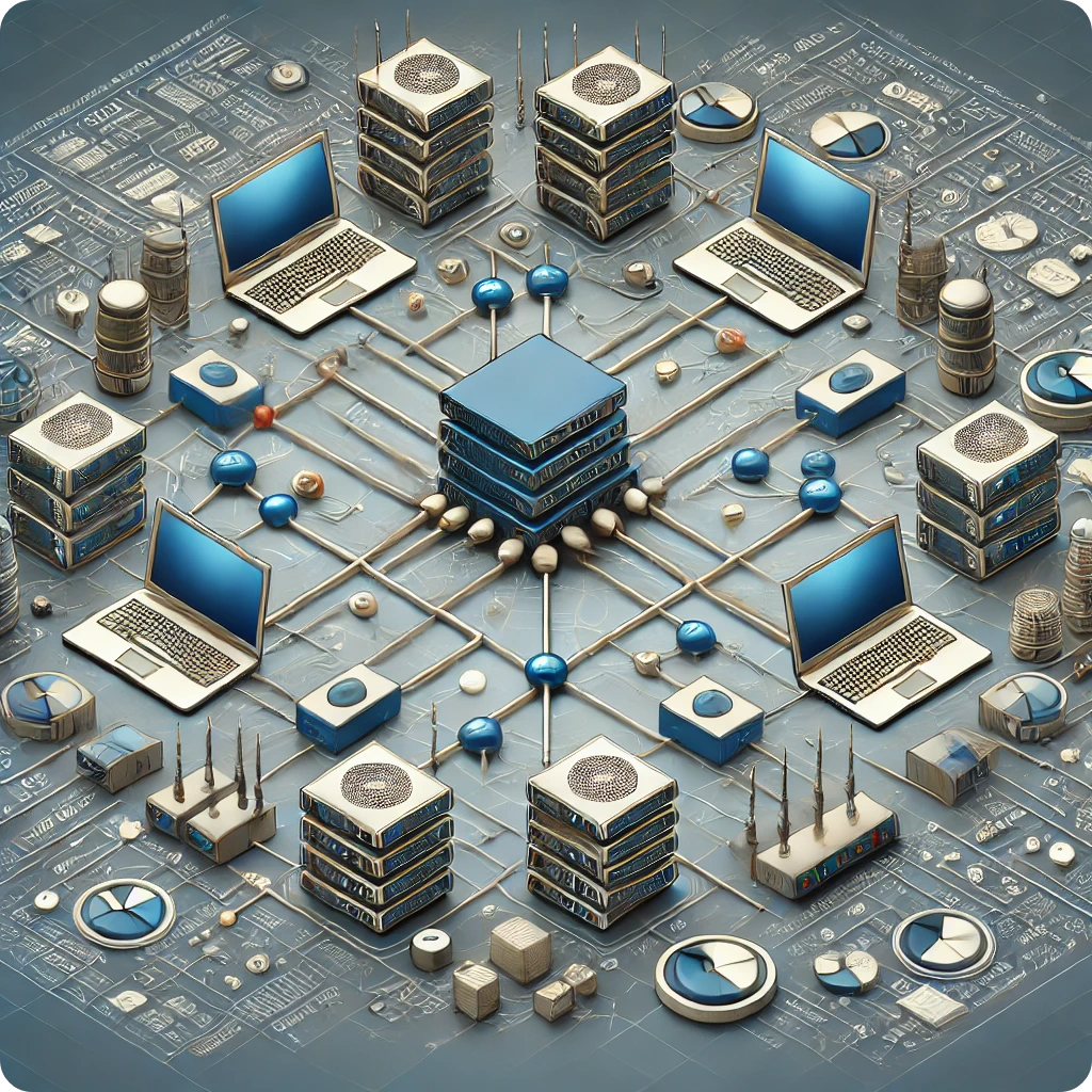 네트워크의 개념을 설명하는 이미지