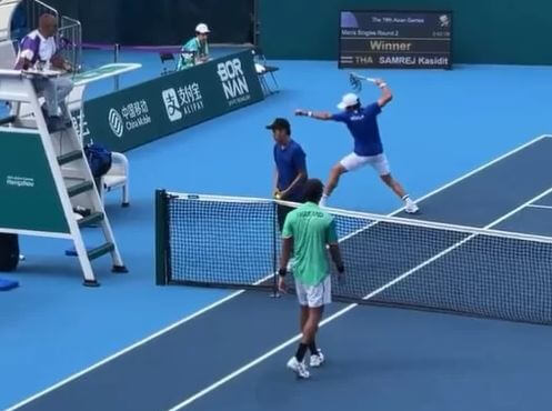 권순우 아시안게임 비매너 악수 거부