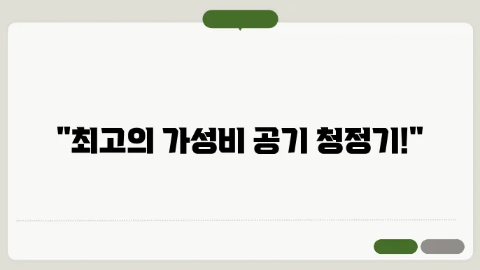 가성비 공기 청정기 비교: 샤오미 미지아와 다기능 모델
