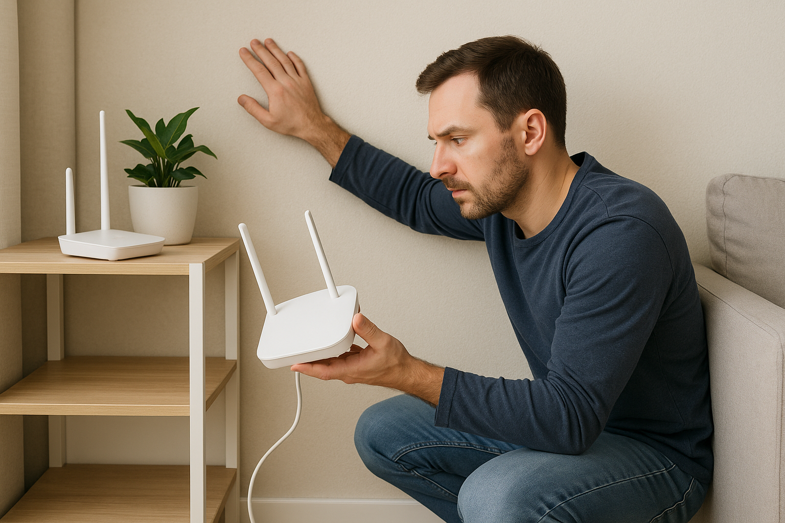 와이파이 공유기 위치 재조정