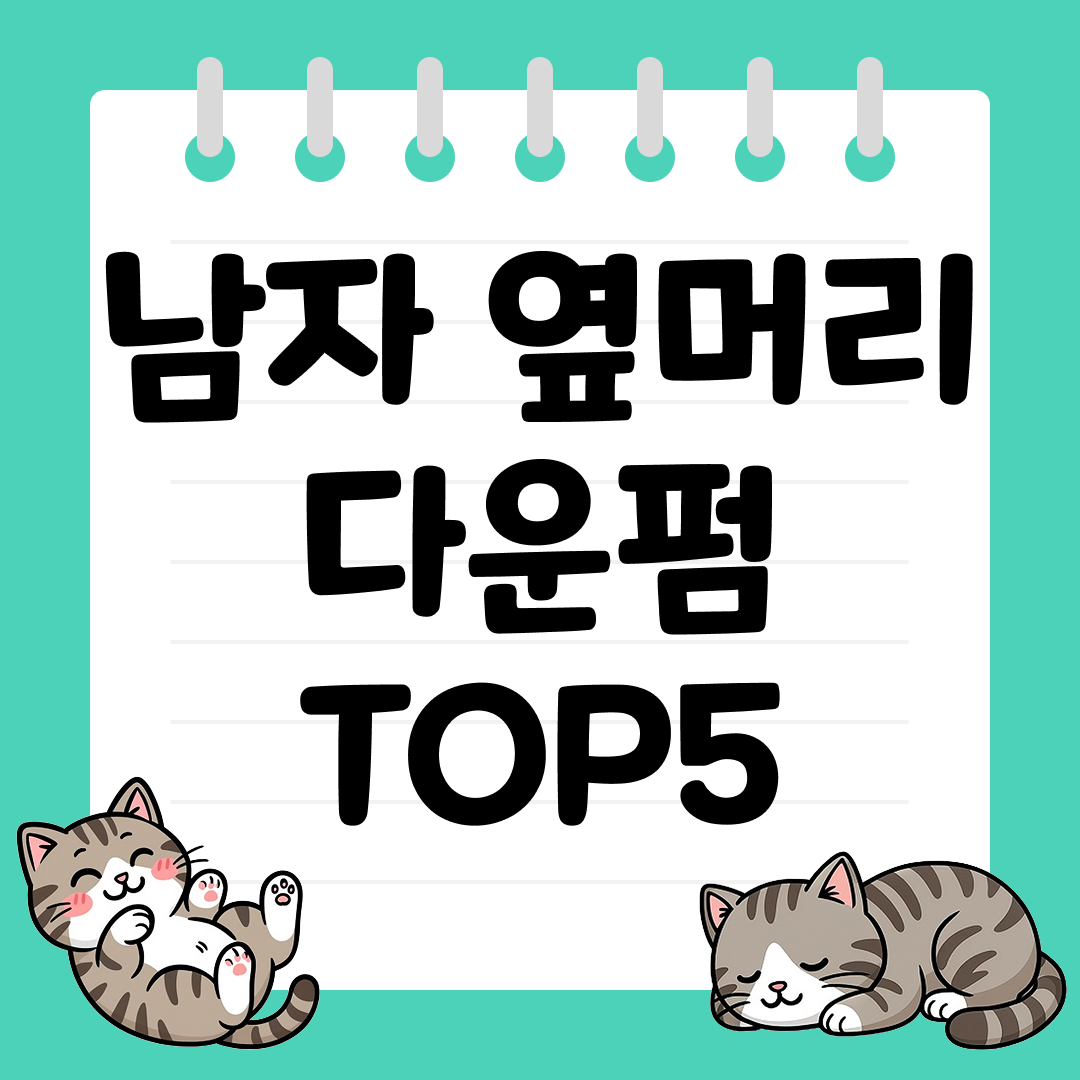 뜨는 옆머리 정리 끝! 남자 옆머리 다운펌 TOP5