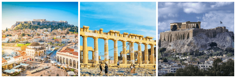 아테나 풍경 사진 3개