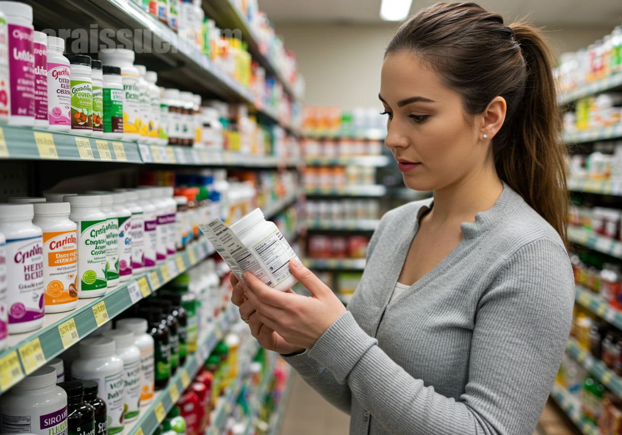 건강기능식품의 인증 여부를 확인하는 고객