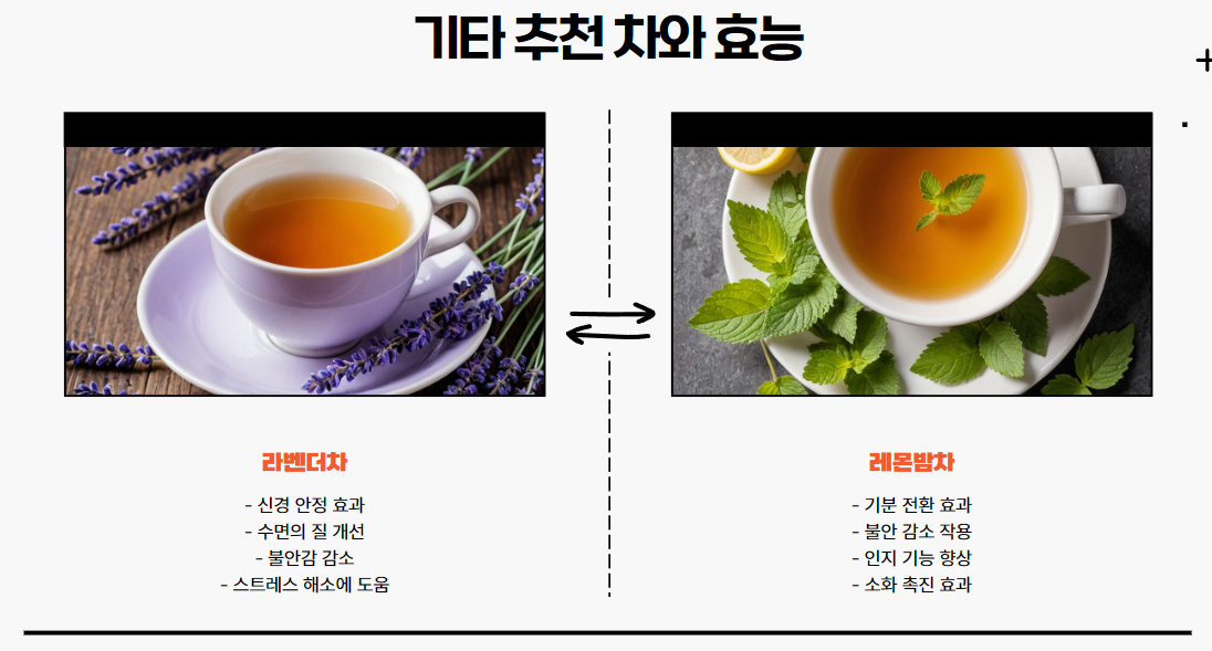 기타 추천 차와 효능