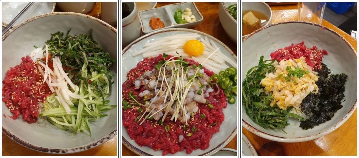 광장시장육회자매집음식