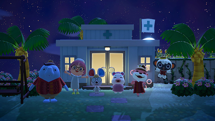 동물의숲 해피홈 파라다이스 병원만들기