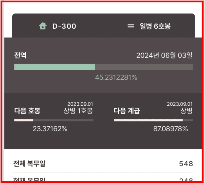 전역일 계산기 사용법 (PC와 모바일)
