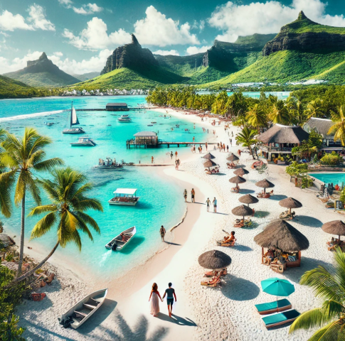 모리셔스 섬 사진