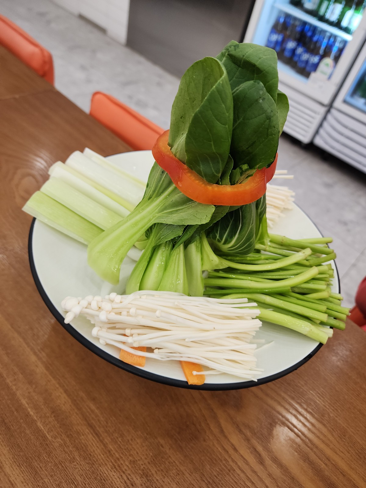 연포탕 채소