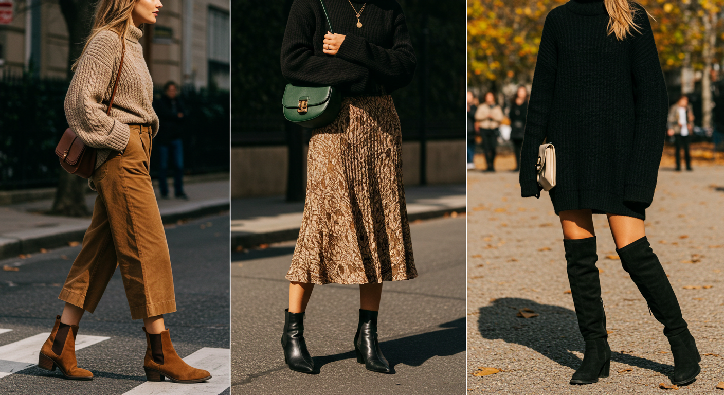 여자 부츠별 코디 추천 사진