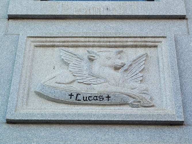 대천성당 루카 복음사가 상징물