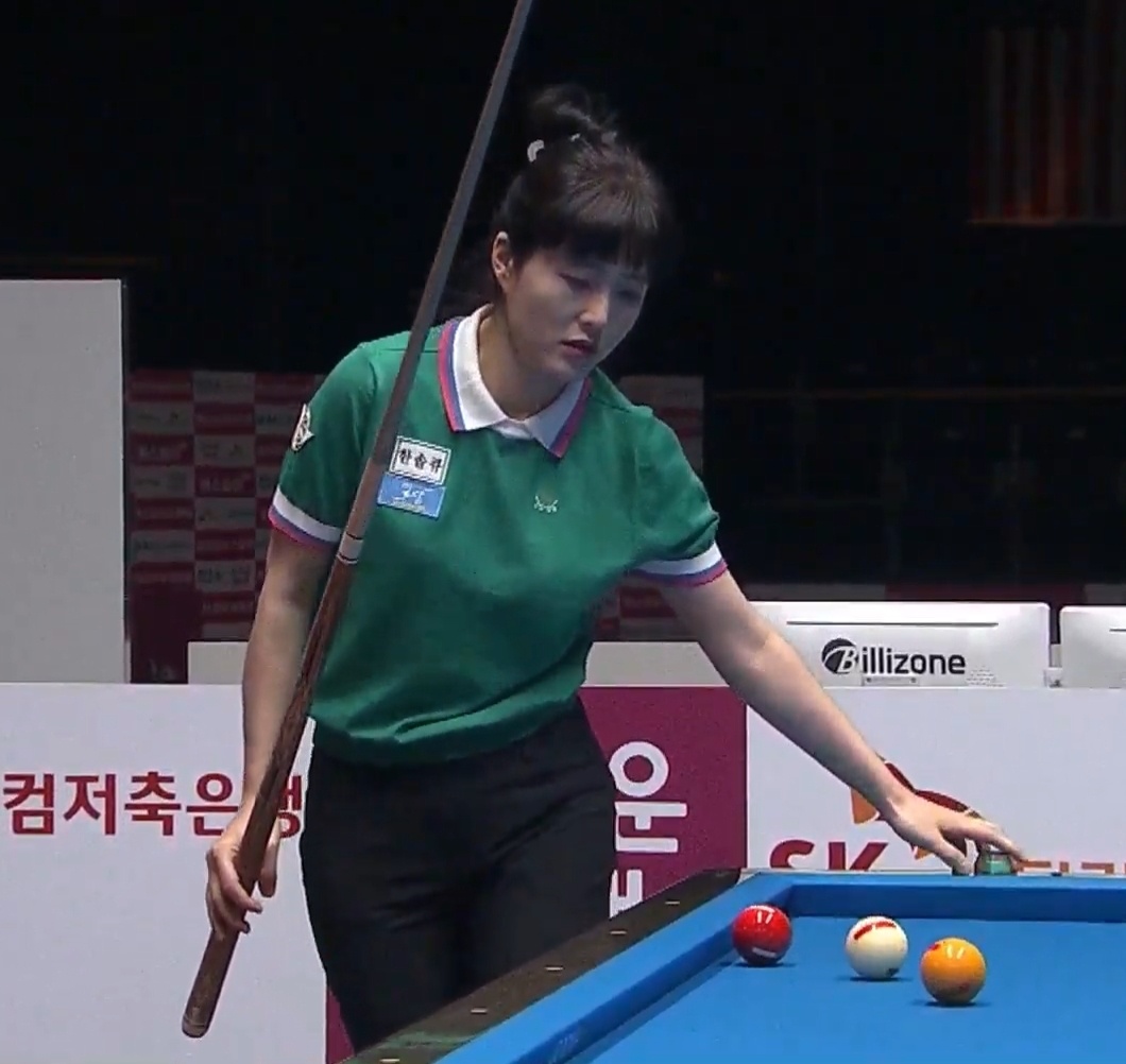 박다솜 당구선수 2023년 9월&amp;#44; 에스와이 LPBA 챔피언십 8강전