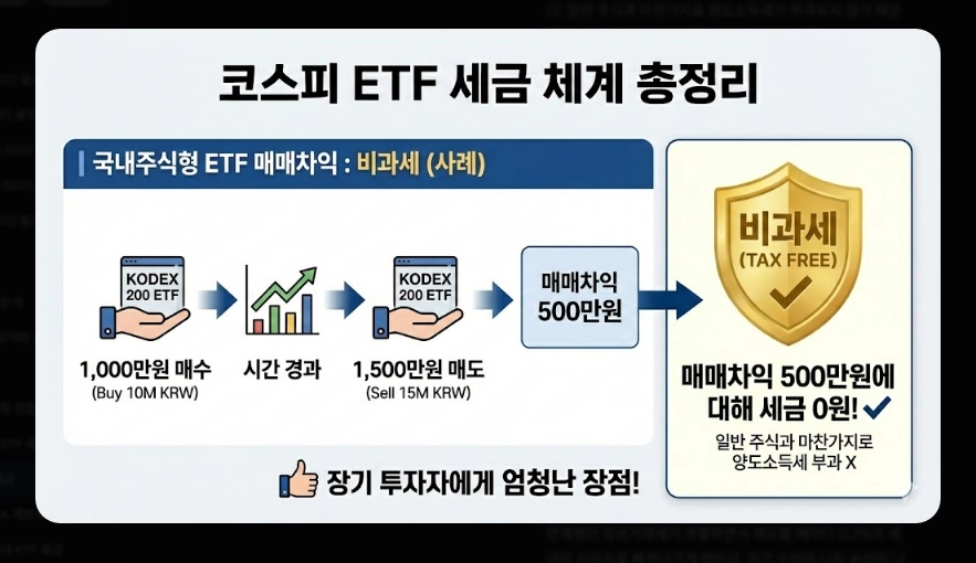 코스피 ETF 세금 총정리 [2026년 최신] 증권거래세 부활&middot;배당소득세&middot;종합과세 피하는 법