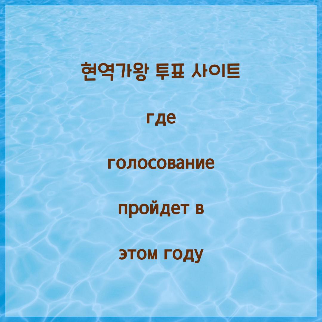 현역가왕 투표 사이트