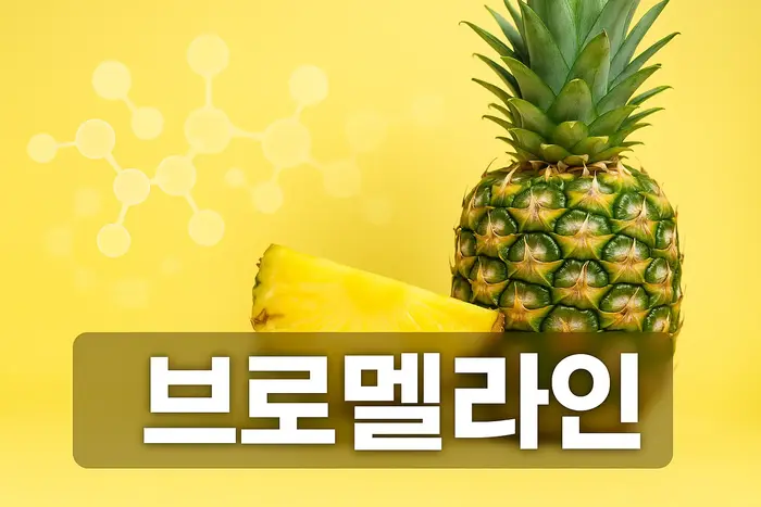 브로멜라인(파인애플 효소) 소개 타이틀 이미지