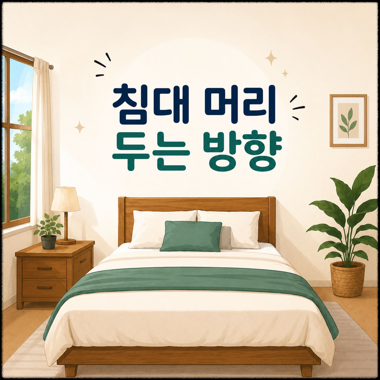 침대 머리 두는 방향