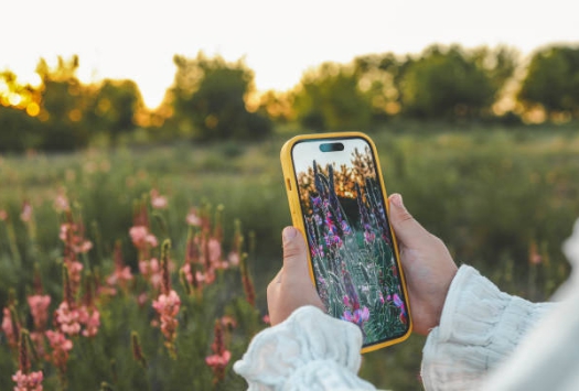 예쁜 사진 찍는법 배우고 예쁘게 사진 찍는 모습
