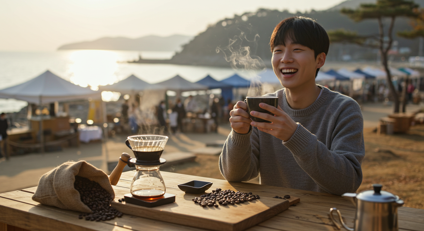 강릉 커피 페스티벌 썸네일: 바다와 커피의 조화