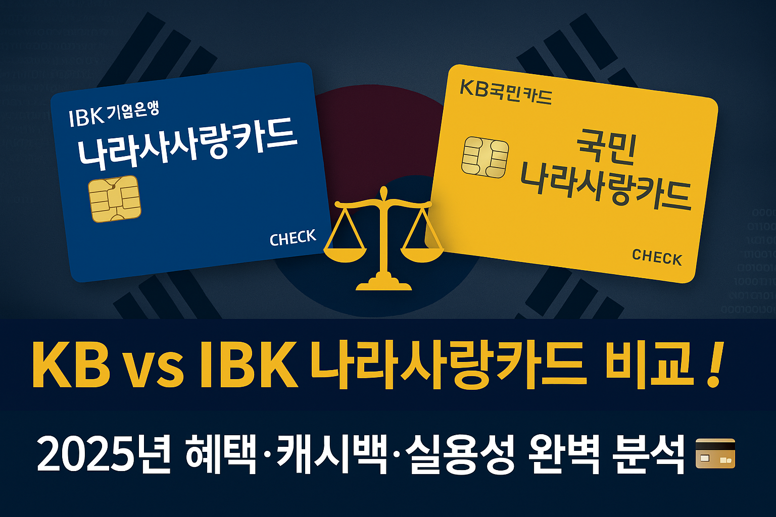 IBK vs KB 나라사랑카드 비교, 어떤 게 더 좋을까? 나라사랑카드 교통·PX·편의점 혜택 TOP 정리
