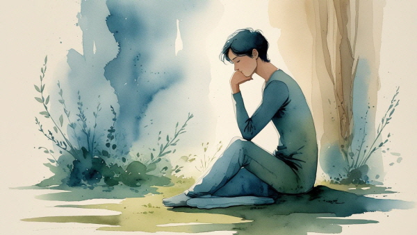 INFJ는 조용하면서도 직관이 강하고, 타인의 감정과 고통에 깊이 공감하는 성격 유형입니다. 그러나 이들은 자신의 마음을 잘 표현하지 않으며, 표현하지 않아도 상대가 알아주길 바라는 경향을 보이기도 합니다에 관한 그림