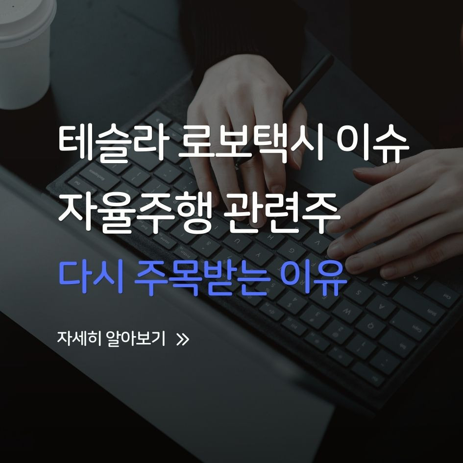 테슬라 자율주행 로보택시 관련주 전망