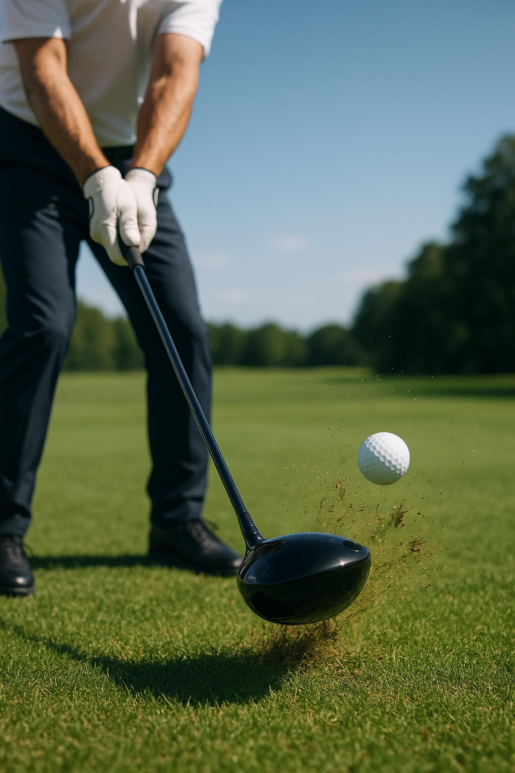 드라이버 임팩트 모습