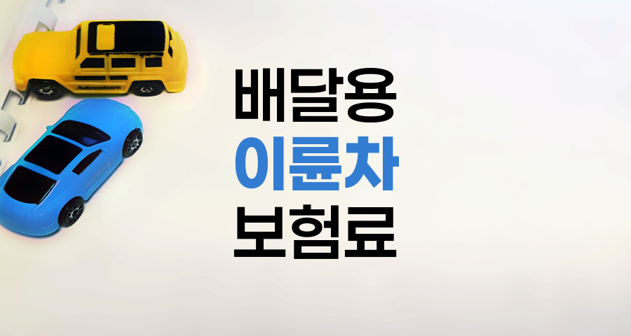 배달용 이륜차 보험료 인하, 최대 39만원 절감 효과