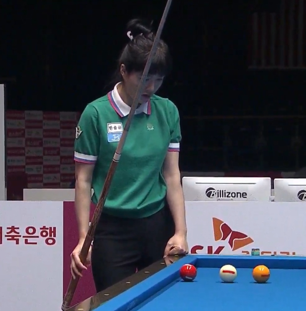 박다솜 당구선수 2023년 9월&amp;#44; 에스와이 LPBA 챔피언십 8강전