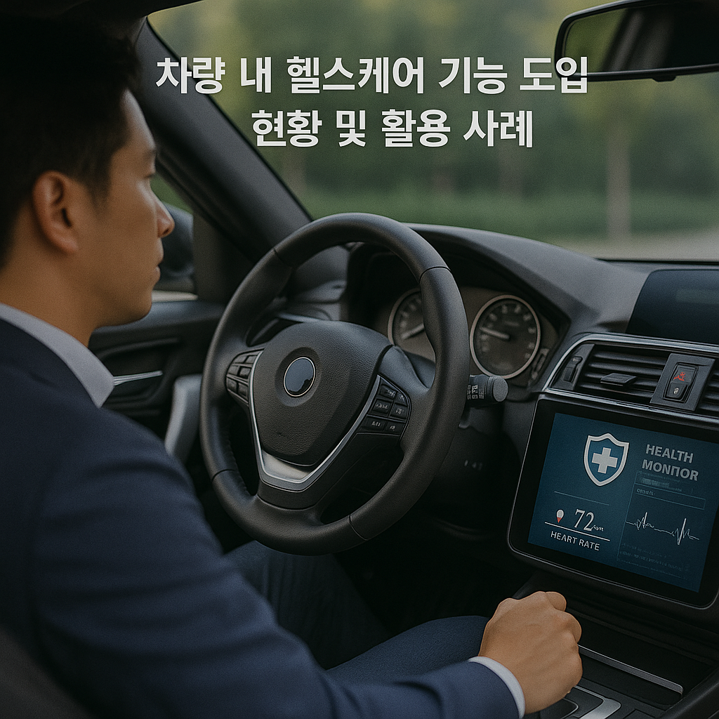 차량 내 헬스케어 기능 도입 현황 및 활용 사례