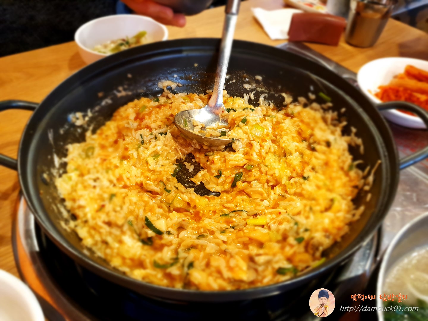 죽밥 조리중