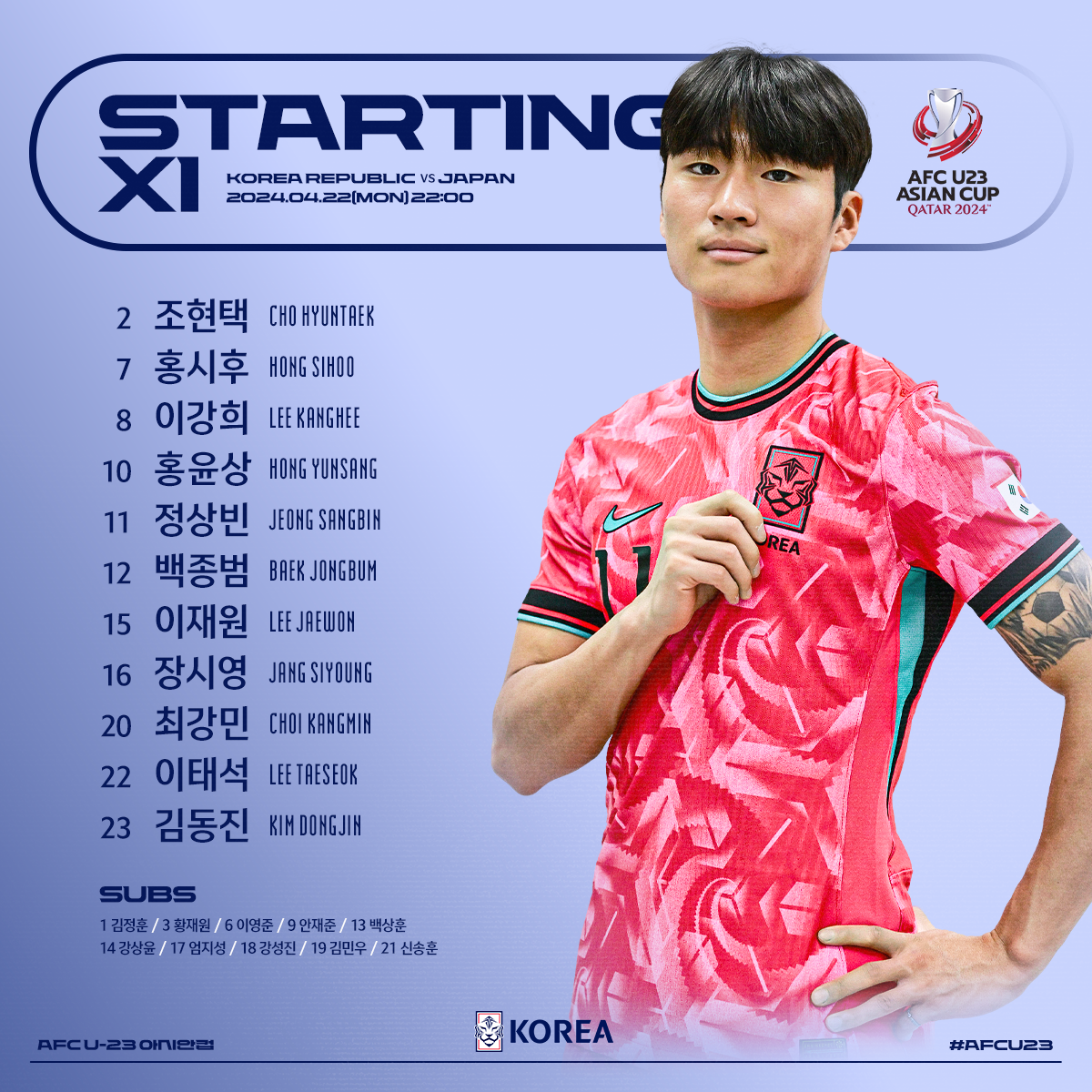 U23한일전