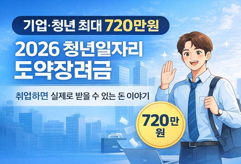 2026 일자리장려금 완벽 가이드ㅣ청년도약부터 고용안정까지