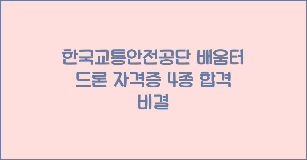 한국교통안전공단 배움터