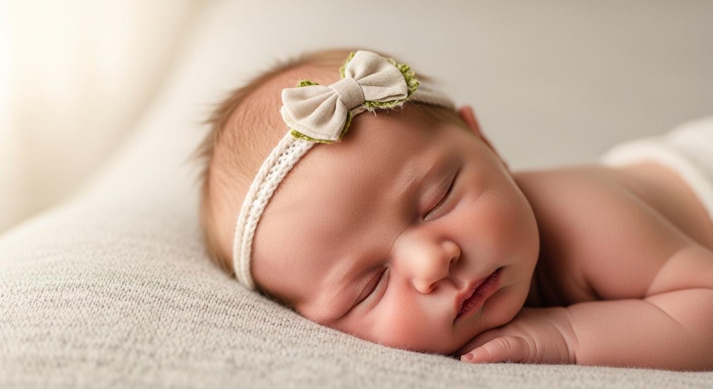 신생아 머리띠