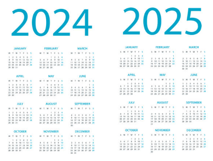 2025년 1월 달력