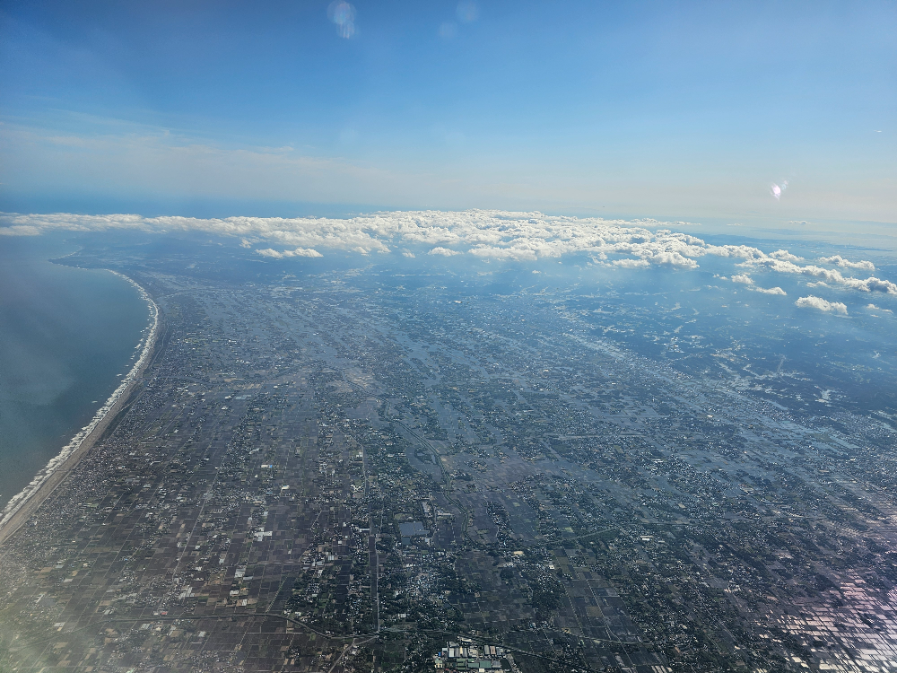 하늘에서 본 후지산 01