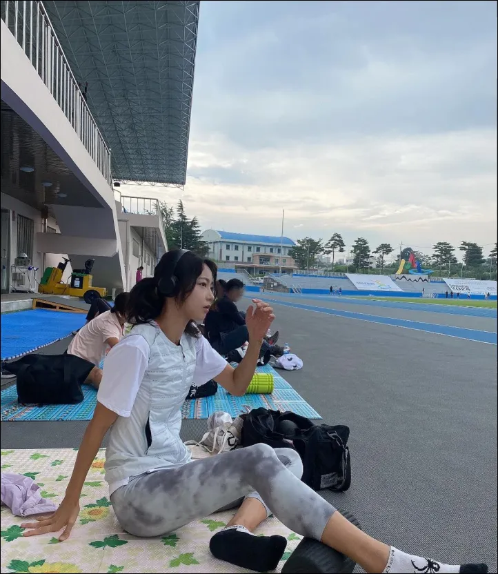 김민지 선수 일상사진