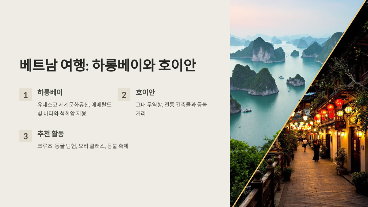 베트남 여행 목차