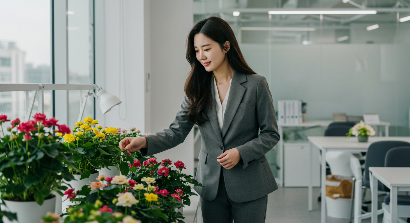 사무실 식물 인테리어 비용 견적