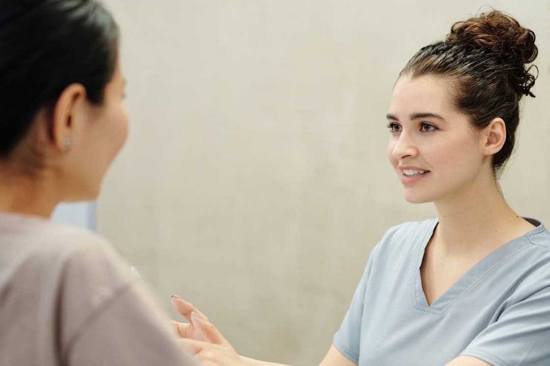 건강보험으로 진찰을 받고있는 모습5