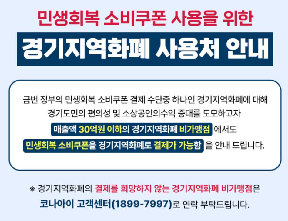 수원시 민생지원금 신청 방법과 사용처 총정리