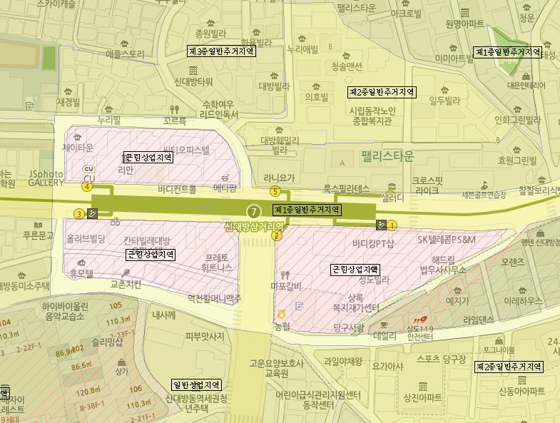 동작구 상업지역