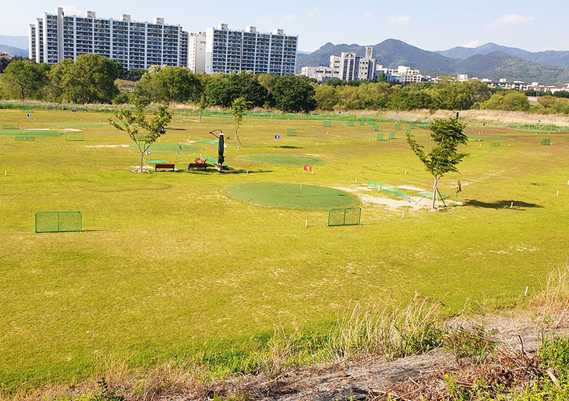 대구 수성파크골프장. 대구시 수성구 고모동 6-2 (수성패밀리파크 맞은편)